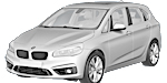 BMW F45 P1DAB Fault Code
